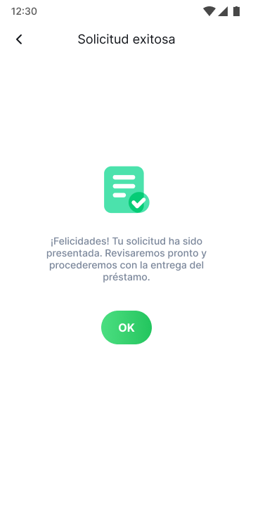 Pantalla de resultado